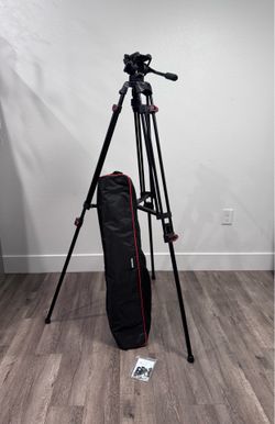 Video Tripod Heavy Duty NEEWER Professional Camera Stand 74” 360° Fluid Drag Head Aluminum Alloy