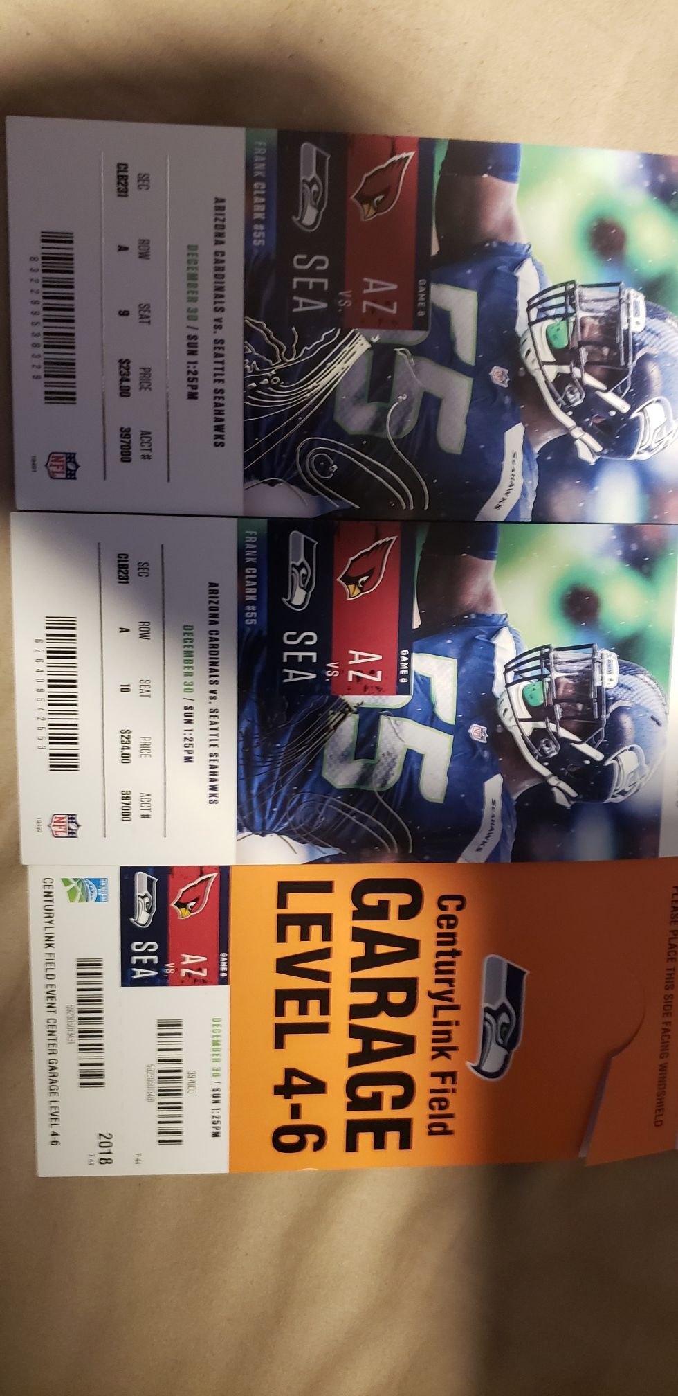 Seahawk Tickets for sale