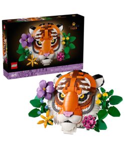 LEGO Art 31217 The Fauna Collection Tiger Wall Mountable Display Stand 744pcs