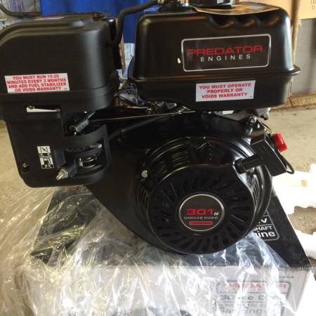 Brand-new in the box 8 hp predator engine