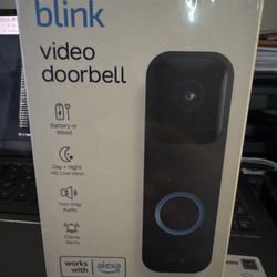 📹 Blink Video Doorbell — New Sealed Works with Alexa  