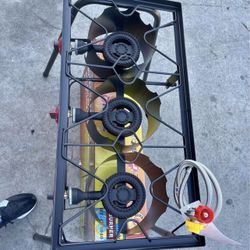 Parilla De 3 Quemador Con Mangera I Regulator