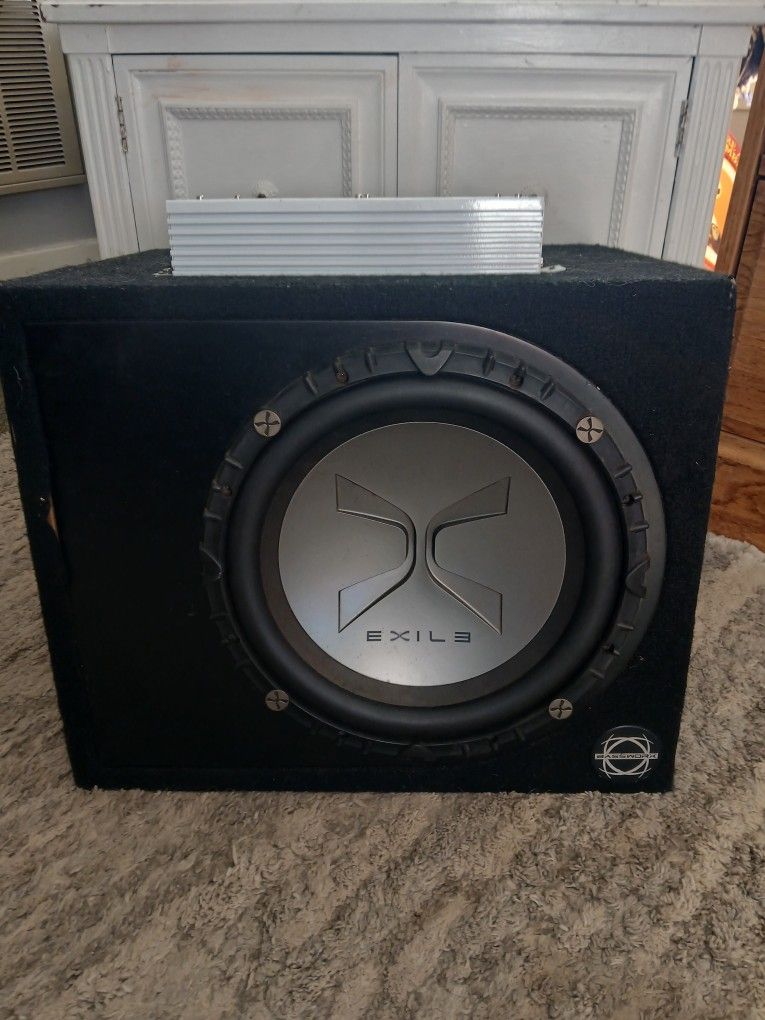 12 Inch Subwoofer And 1000 Watt Amp