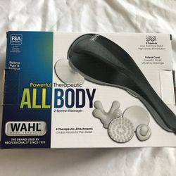 Wahl All Body 2- Speed Massager 4 Attachment Heads