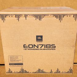 JBL EON 718S Series Powered Subwoofer 18" 1500 Watts Active Bass Cabinet EON718S 🚨 Payment Options Available 🚨 No Credit Needed 🚨 