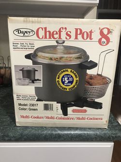 Give your best offer Brand new 8 chef crock pot never taken out from the box and never been used