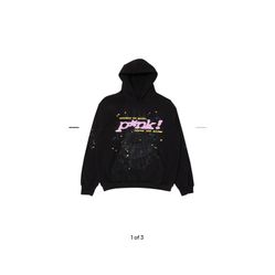 Black P*nk Sp5der Hoodie 