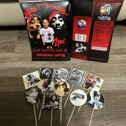 2pac chip bags and cupcake toppers