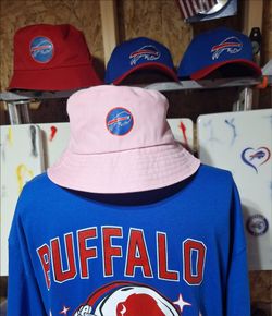 Buffalo Bills Pink Bucket Hat