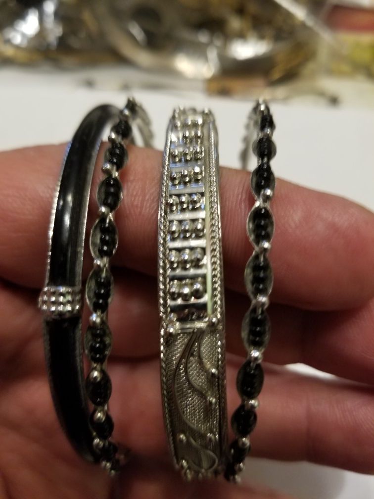 4 nice light weight bracelets