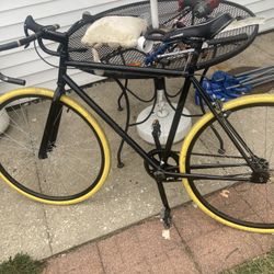 Fixie Bike. Fixed Gear 