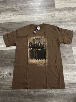 Men’s The Beatles Brown Shirt Medium 