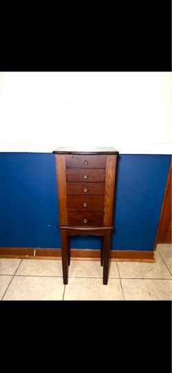 Standing Jewelry Cabinet