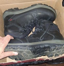 SIZE 14 D REDWINGS STEELTOE BOOTS