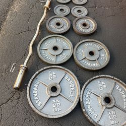 180 Pounds Olympic Weight Plates 