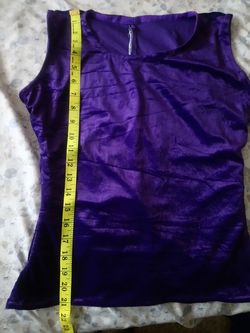 Purple Velvet top
