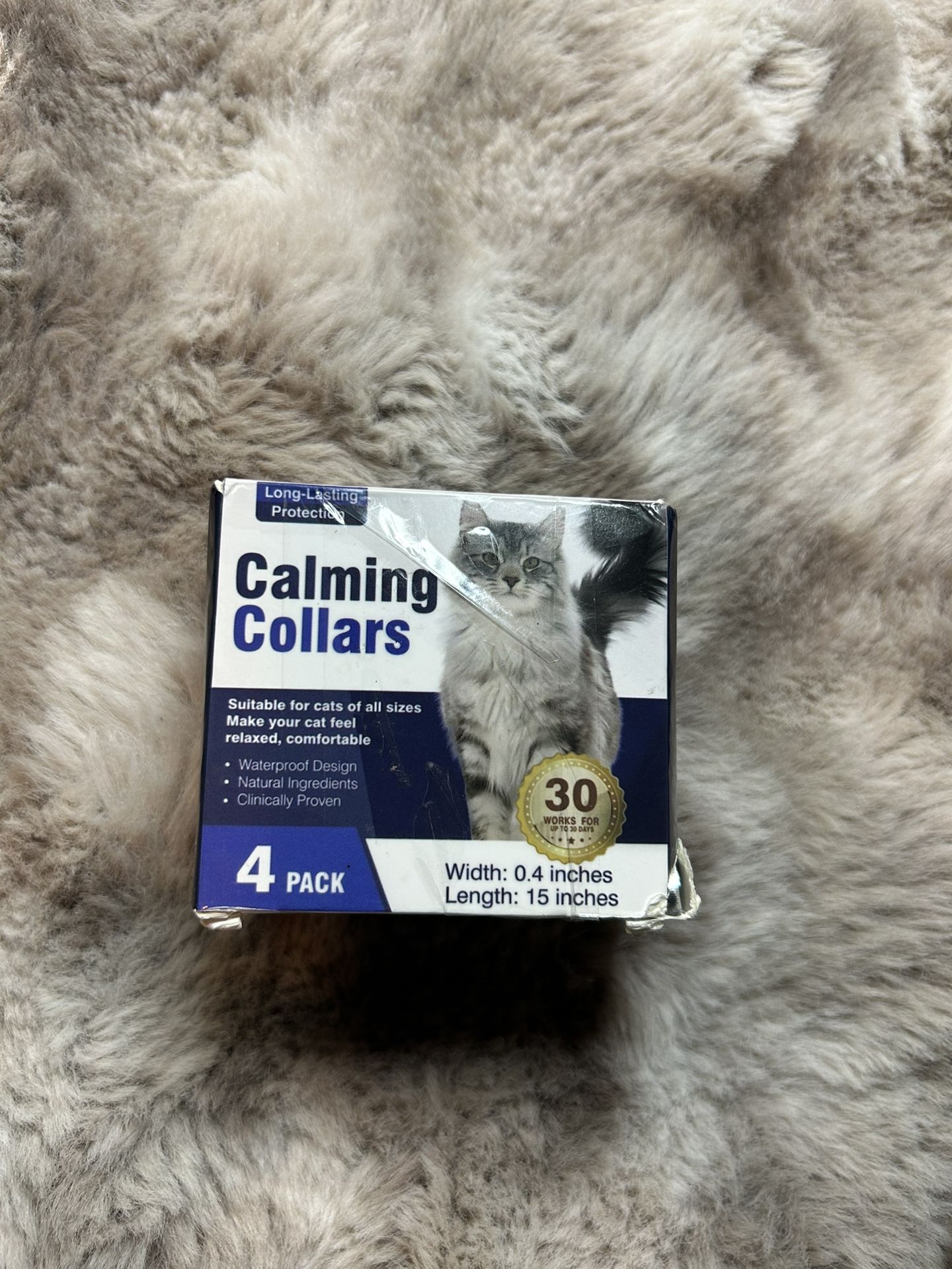Calming Collar for Cats 4 Pack