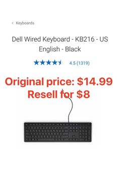Dell Keyboard KB216