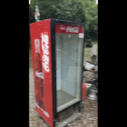 Old Coke Cola Fridge 