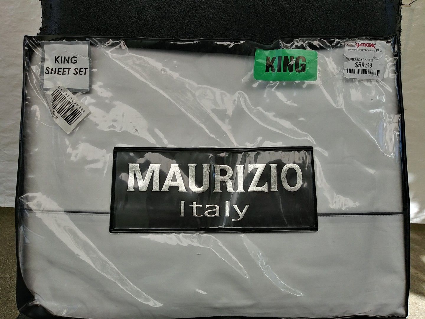 Maurizio Italy King Size Bed Sheet & Pillow Case SET - BRAND NEW