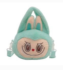 Labubu Plush Crossbody Bag - Green