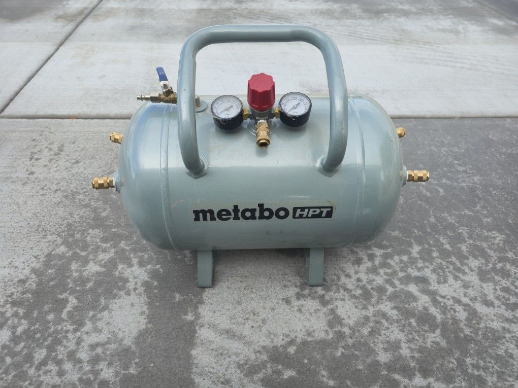 Metabo HPT 10-Gallon Portable Electric 175 PSI Horizontal Air Compressor Tank