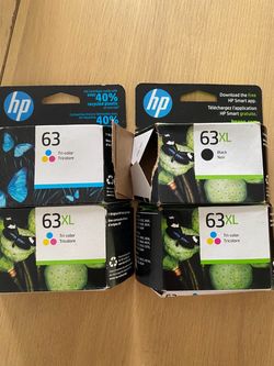 HP 63 XL Printer Ink Cartridges