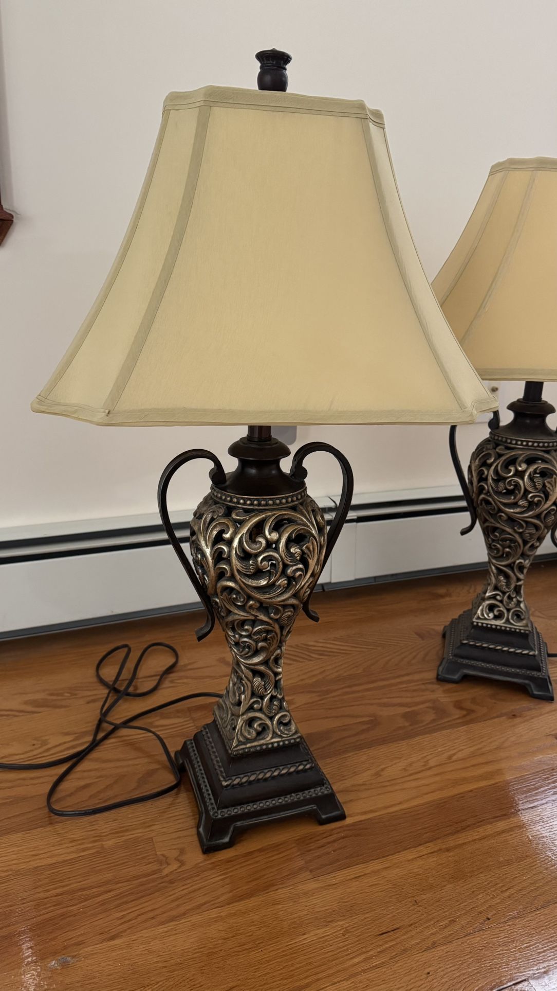 Antique Lamps Set Of 2