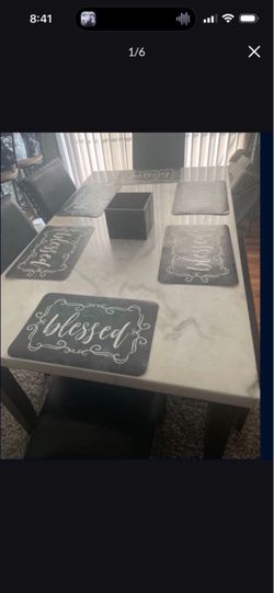 Granite Table and Chairs set