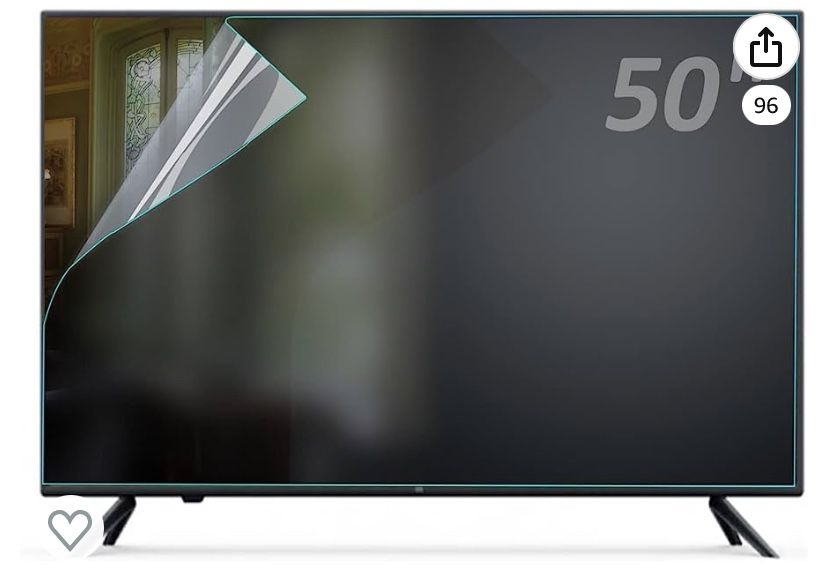 Anti-Glare TV Screen Protector Filter out Blue Light 50” (1095,616mm)