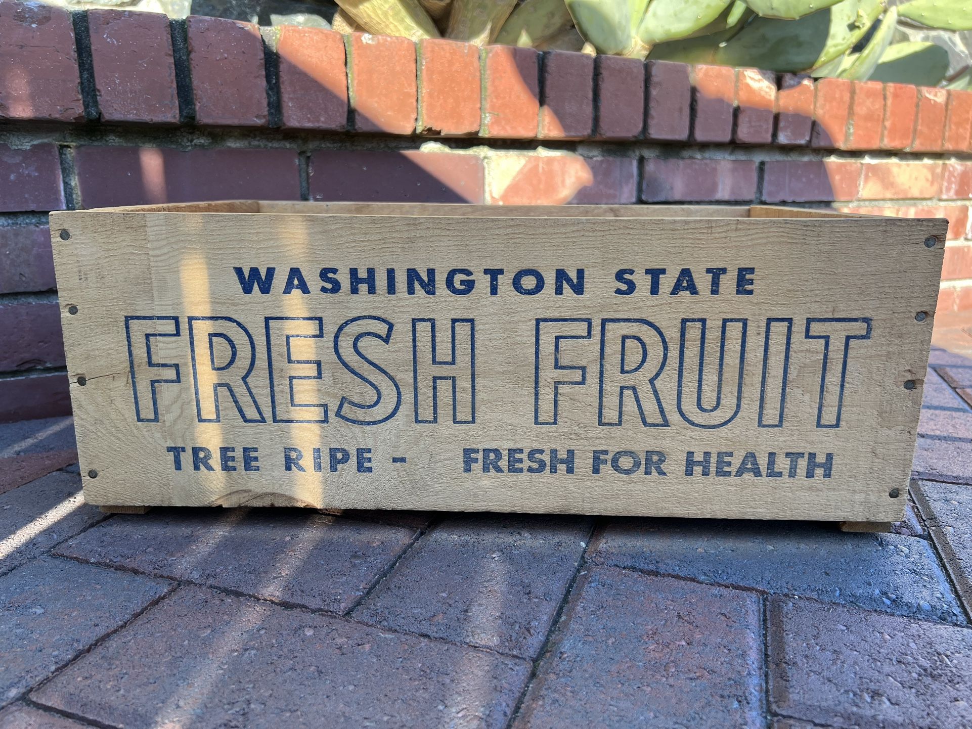 Wooden Fruit Crate