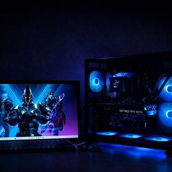 Custom RGB Gaming Desktop – RTX 5070 $0 Down Financing Available