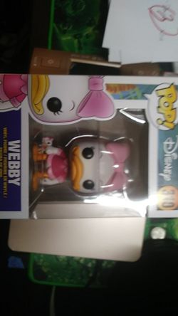 DUCKTALES WEBBY POP FUNKO FIGURE DISNEY DOLL #310 ORIGINAL BOX