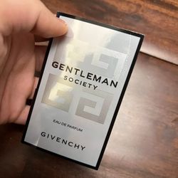 GENTLEMAN SOCIETY by GIVENCHY EDP Card Sample Spray for Men 1 ml / 0.03oz NEW