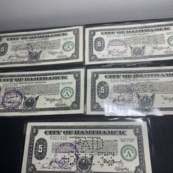 1933 Depression Script Note