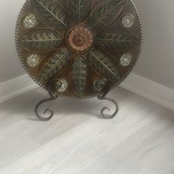 Large Charger Plate W/ Stand