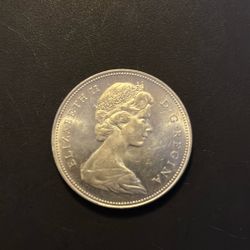 1965 Silver Canadian Dollar