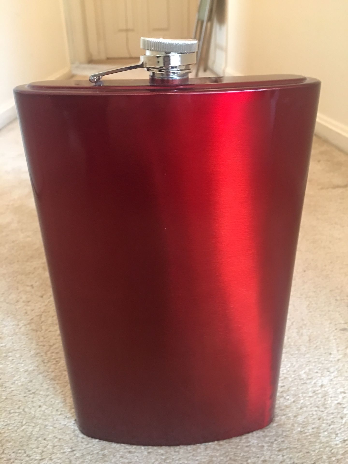 Large red flask