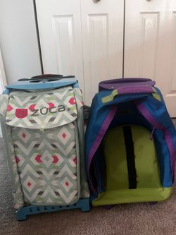 Ice skate shoes bag with wheel