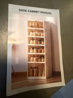 Shoe Cabinet Assembly Manual