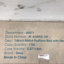 Bed frame & Headboard/Full Size (New)