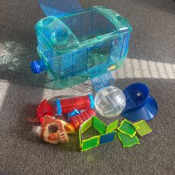 Hamster Cage And Accessories 