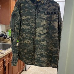 US Army Camo Long Sleeve Shirt
