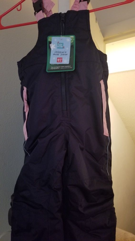Nwt Lily and Dan kids 4T snowsuit