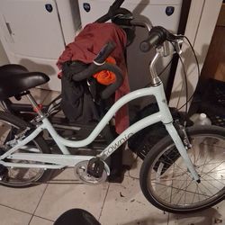 Townie electric 7d bike baby blue