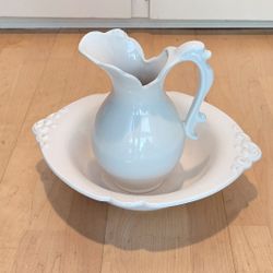 Pitcher And Bowl Set