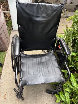 Black Manual Wheelchair