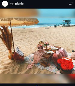 Luxury Picnic Setup Bundle – Tables, Rugs, Pillows & Decor
