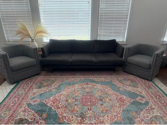 84” Premium Sofa + 2 Swivel Chairs - Relax at Home