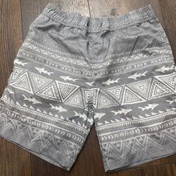 Men’s Gray Swim Shorts Size Medium By Maui #7